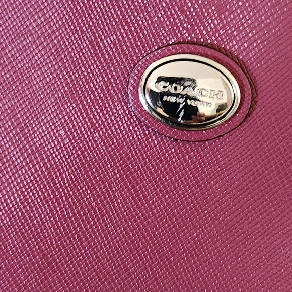 Euc Coach City Zip Top Leather Shoulder Bag Purse - Picture 9 of 14